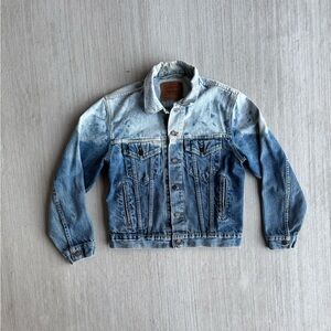 Vintage Levis 90’s 70506-0216 Two Tone Acid Wash Style Denim Jacket Men Size 38
